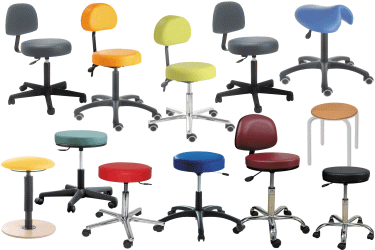 Hocker, Sitzbälle & -Hilfen