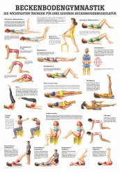 Lehrtafel «Beckenboden-Gymnastik» laminiert 