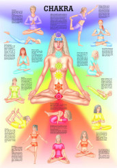 Lehrtafel «Chakra» laminiert 