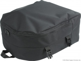 An den «BodyCushion» Rucksack anclipbare Tasche für das Keilset 