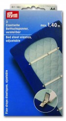 Betttuchspanner, elasisch, verstellbar, 3 Stk. 