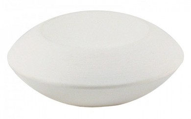 Duftstein «Diskus», Unterseite glasiert mit Schachtel 