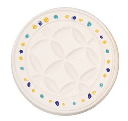 Duftstein «ORIENT», Unterseite glasiert mit Schachtel 