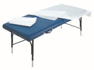 «Standard» Einweg-Liegenauflagen aus PP-Vliesstoff, 50 Stk. 80 x 200cm 