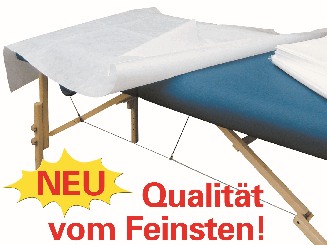 «Komfort» Einweg-Liegenauflagen aus Zellstoff, 50 Stk. 80 x 200cm 