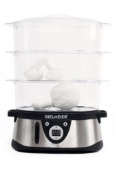 Dampfgarer (Wärmegerät) für Kräuterstempel, Hot-Stones etc. aus Edelstahl - CE 