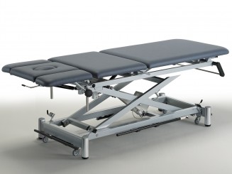 Behandlungsliege «LUNA» universal (e) elektrisch höhenverstellbar, 3-teilige Liegefläche - CE - 
