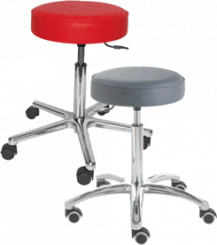 Premium Rollhocker «puffi»  - CE - 