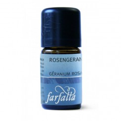 Aromaöl «Rosengeranie Bourbon bio» (Pelargonium graveolens), 5 ml 