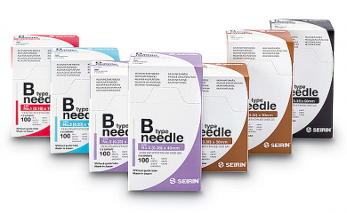 Akupunkturnadel «SEIRIN B-Typ» ohne Führung, Packg. à 100 Nadeln - CE - 