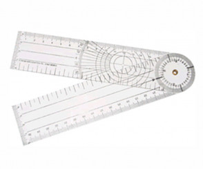 Winkelmesser Kunststoff transparent 