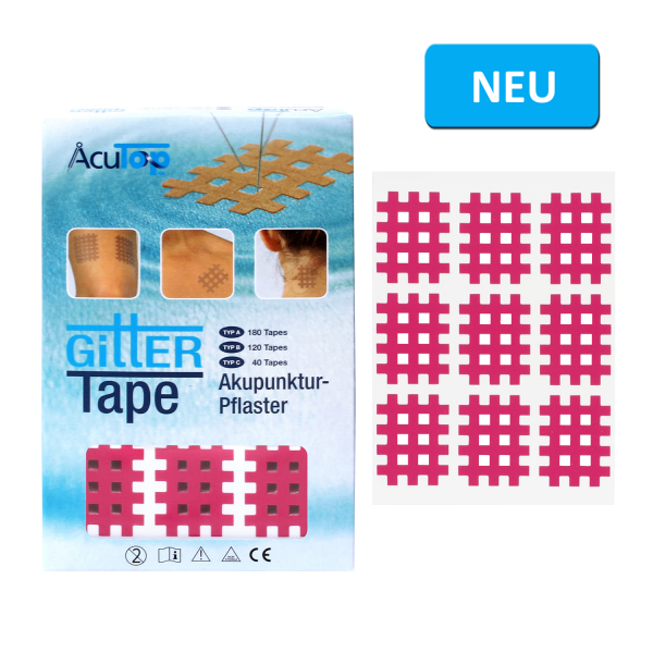 AcuTop Gitter-Tape, Typ A: 2,1 x 2,7cm, Farbe Pink oder Blau 