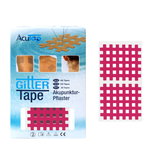 AcuTop Gitter-Tape, Typ C: 4,4 x 5,2cm, Farbe Pink oder Blau 