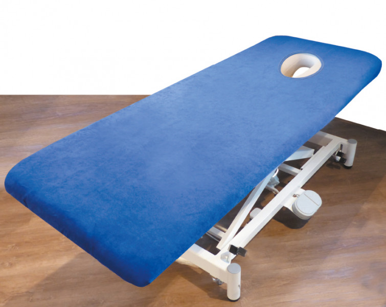 Frottee-Fixspanntuch, Grösse 2 (Tischbreite 74-84cm) MIT GESICHTSAUSSCHNITT 