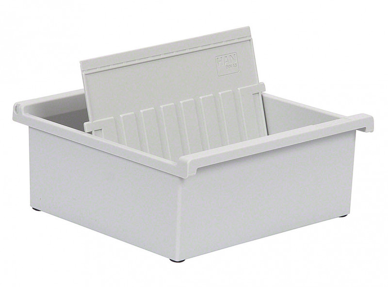 Karteitrog aus Kunststoff für 800 DIN A5 Karten 